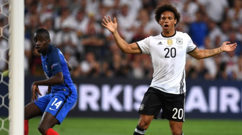 "Euro 2016" finālturnīrā Līrojs Sanē aizvadīja 11 minūtes, izejot uz maiņu pusfinālā pret Franciju (0:2)
Foto: AFP/Scanpix