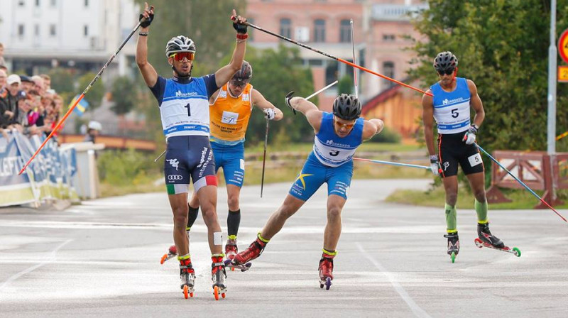 Finišs vīriešu finālā. Foto: Flavio Becchis.