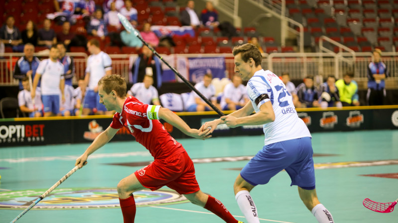 Slovākijas izlase turnīru sāka ar uzvaru pār poļiem
Foto: Ritvars Raits, IFF Floorball