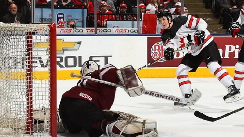 Teilors Radišs panāk 3:0 Kanādas labā
Foto: IIHF