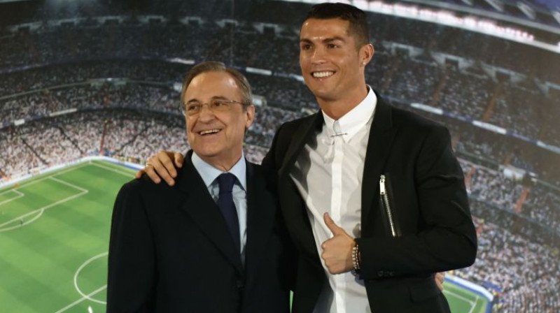 Florentino Peress un Krištianu Ronaldu
Foto: AFP/Scanpix