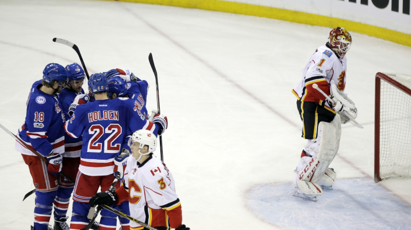 "Rangers" pēc Jespera Fasta vārtu guvuma 
Foto: AP/Scanpix