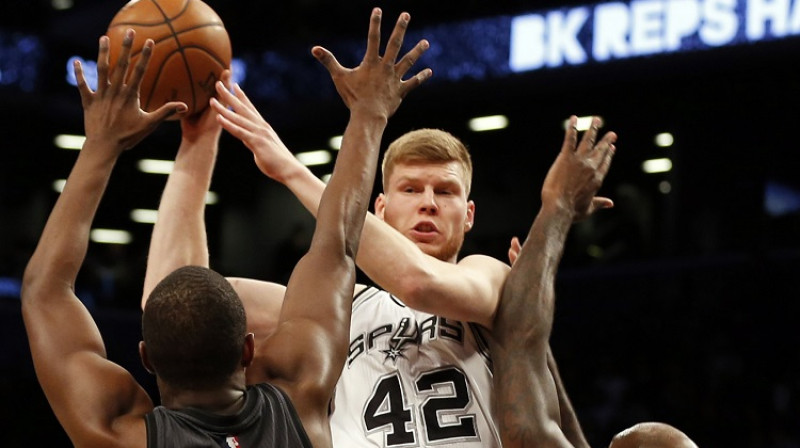 Dāvis Bertāns spēlē pret "Brooklyn Nets"
Foto: AP/Scanpix