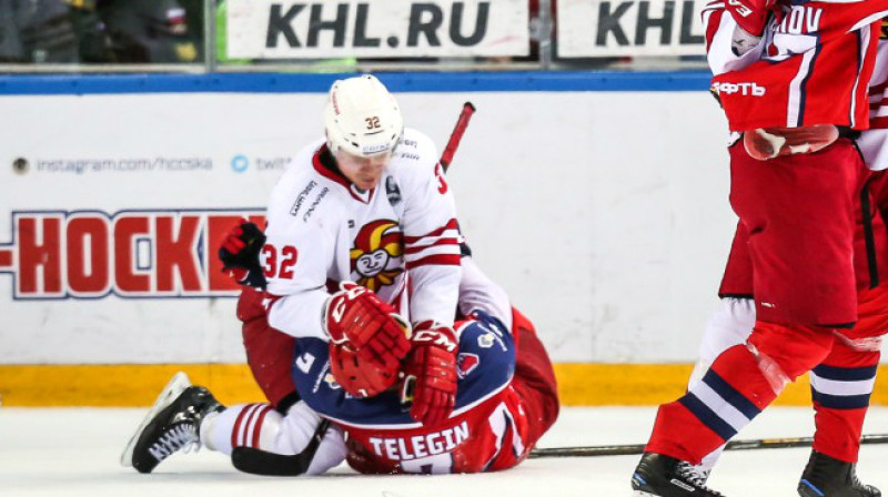 Artūrs Kulda pret CSKA 
Foto: Pekka Rautiainen / jokerit.com