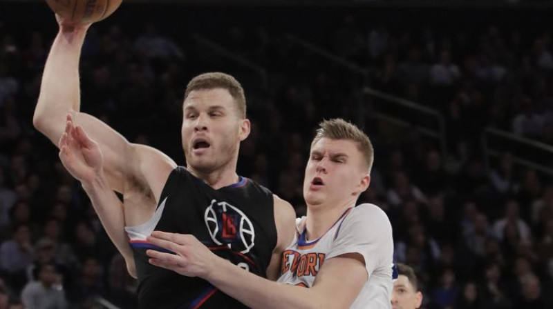 Bleiks Grifins un Kristaps Porziņģis
Foto: AP/Scanpix