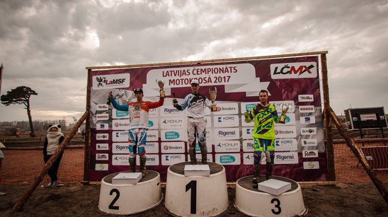 Pjedestāls MX2 klasē
Foto: LaMSF