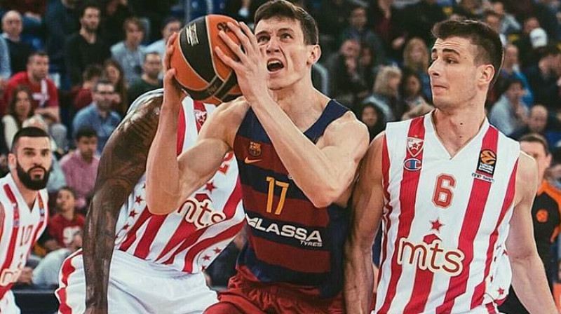 Rodions Kurucs: septiņpadsmitais Latvijas basketbolists ULEB Eirolīgā
Foto: FC Barcelona