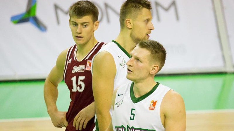 Komandu snaiperi - Dāvis Geks, Mārtiņš Laksa un Jānis Kaufmanis
Foto: Edgars Vaivads / BK Valmiera