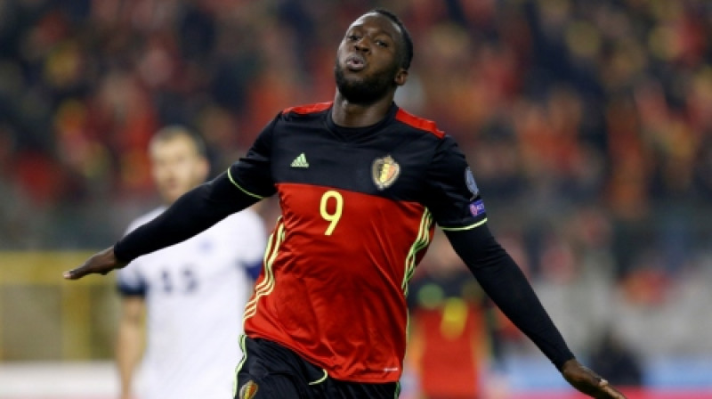 Romelu Lukaku svin vārtus pret Igauniju
Foto: Reuters/Scanpix