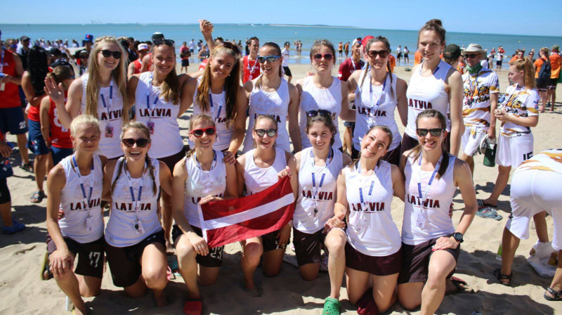 Latvijas izlase pasaules čempionātā
Foto: frisbee.lv