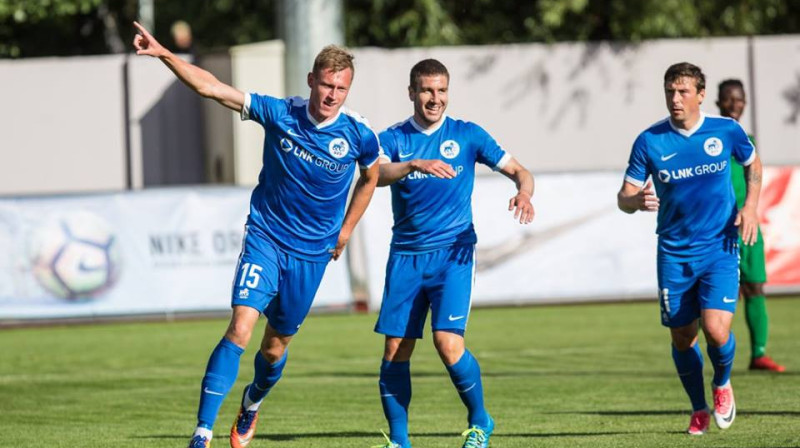 Eduards Višņakovs, Aleksandrs Fertovs un Leonīds Koveļs
Foto: FK RFS