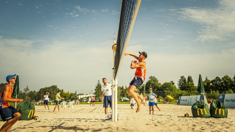 Divas dienas smilšainajos laukumos noritēja saspringtas cīņas
Foto: Renārs Koris, LVF