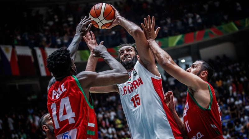 Irāna pret Libānu
Foto: FIBA