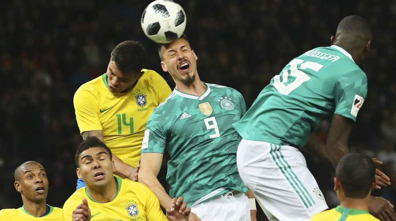 Vācija pret Brazīliju
Foto: Srdjan Suki/EPA/Scanpix