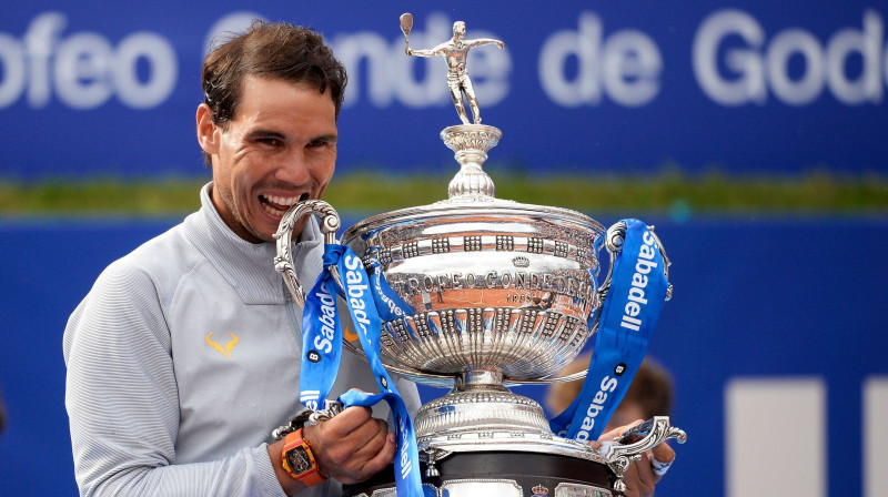 Rafaels Nadals atkal nepārspēts Barselonā
Foto: AFP/Scanpix