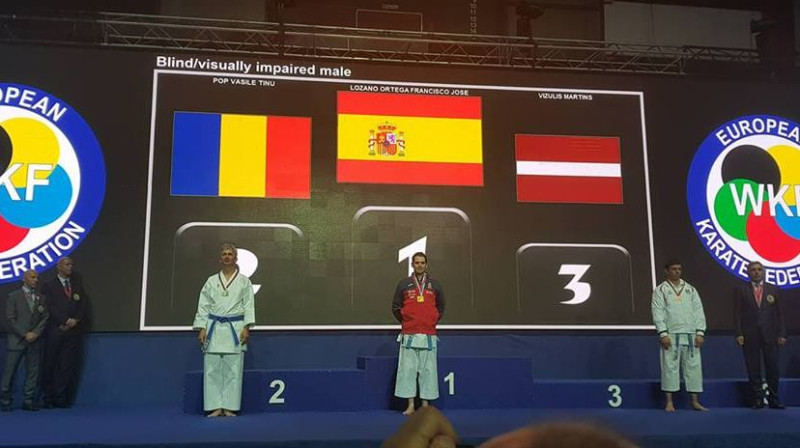 Mārtiņš Vizulis uz Eiropas čempionāta goda pjedestāla