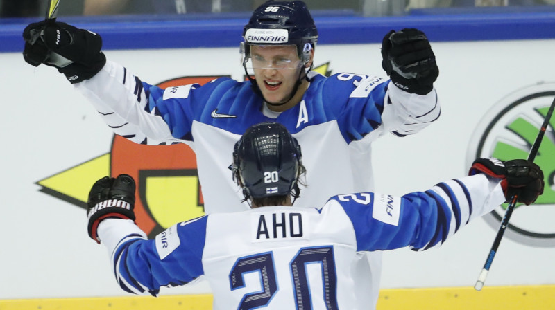 Sebastjans Aho sakrājis 13 (5+8) punktus piecos pasaules čempionāta mačos, bet Somijas izlase guvusi 30 vārtus
Foto: AP/Scanpix