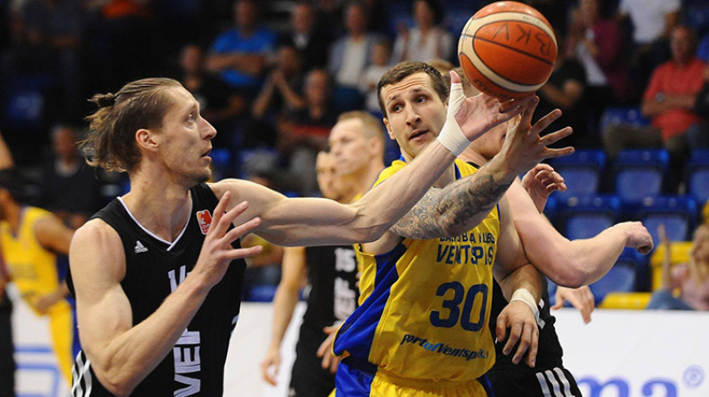 Kaspars Bērziņš un Ronalds Zaķis
Foto: BK Ventspils