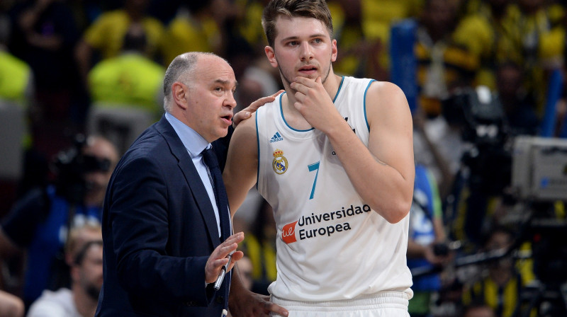 Pablo Laso un Luka Dončičs 
Foto: Sputnik / Scanpix