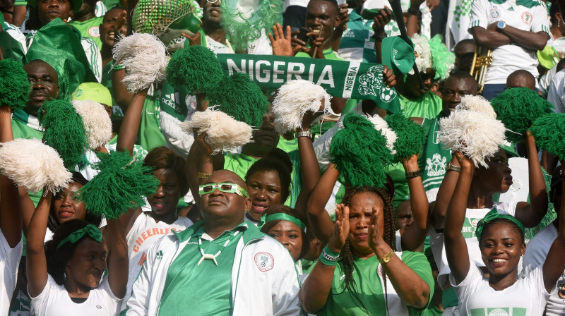 Nigērijas līdzjutēji
Foto: AFP/Scanpix