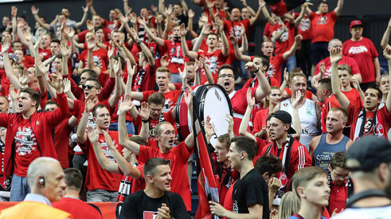 Viļņas basketbola līdzjutēji
Foto: Lietuvos Rytas