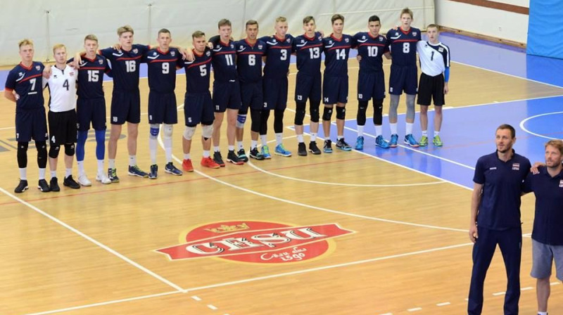 Latvijas U20 volejbola izlase
Foto: Gatis Liepiņš