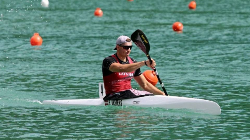 Roberts Akmens Eiropas U23 čempionātā
Foto: Canoe Europe