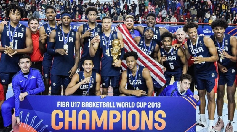 Amerikāņi Argentīnā uzvarēja pretiniekus ar vidēji 53,7 punktu pārsvaru
Foto: FIBA