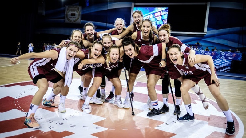 Latvijas meitenes: pirmais ceturtdaļfināls Pasaules U17 kausā
Foto: FIBA