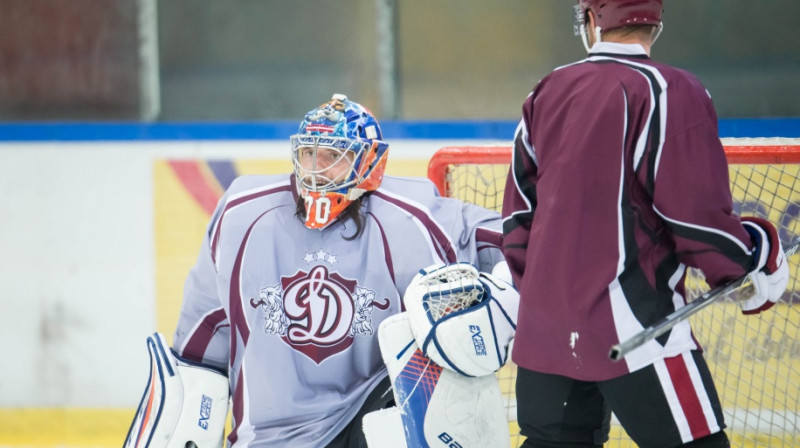 Pēc pieciem gadiem ASV, "Dinamo" atgriezās vārtsargs Kristers Gudļevskis
Foto: www.dinamoriga.eu