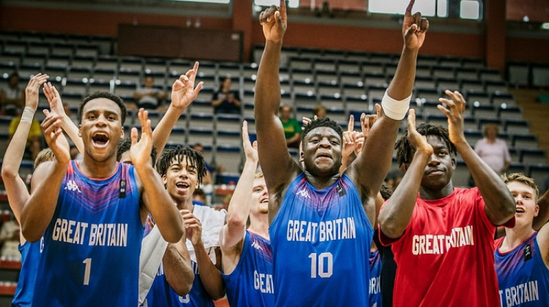 Lielbritānija: pirmā reize starp Eiropas "Top 8" komandām U18 vecuma grupā
Foto: FIBA