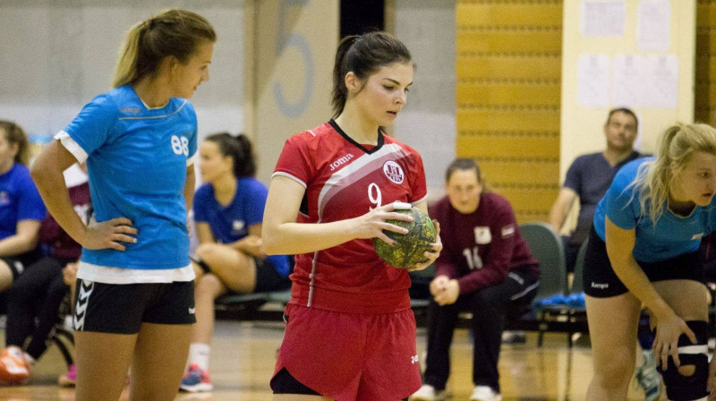 LSPA handboliste Anna Makarova. Foto: Elvijs Ozoliņš