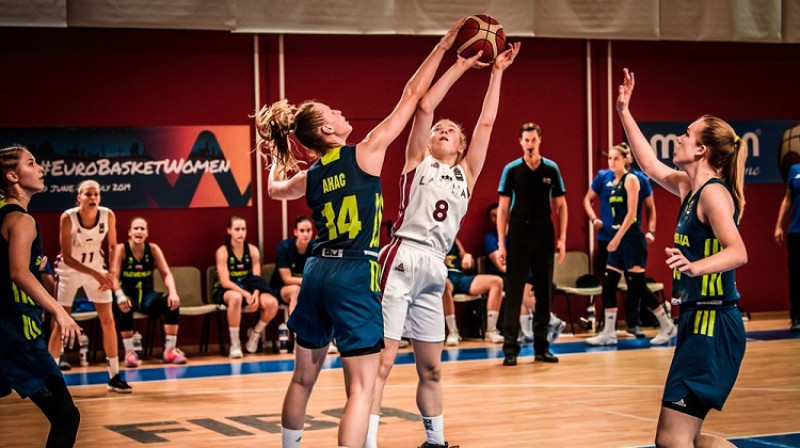 Viktorija Ivanova Eiropas U18 čempionātā Udinē. Foto: FIBA