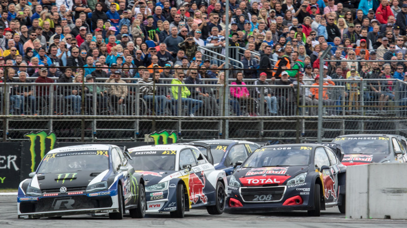 Pasaules rallijkrosa čempionāta posms Rīgā. Foto: Aigars Laurinovičs/f64