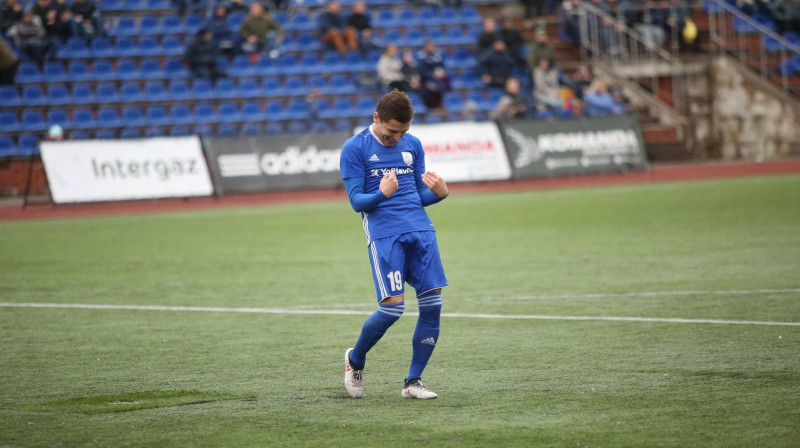Daugavpils/Progress futbolists Valērijs Afanasjevs. Foto no komandas Facebook profila