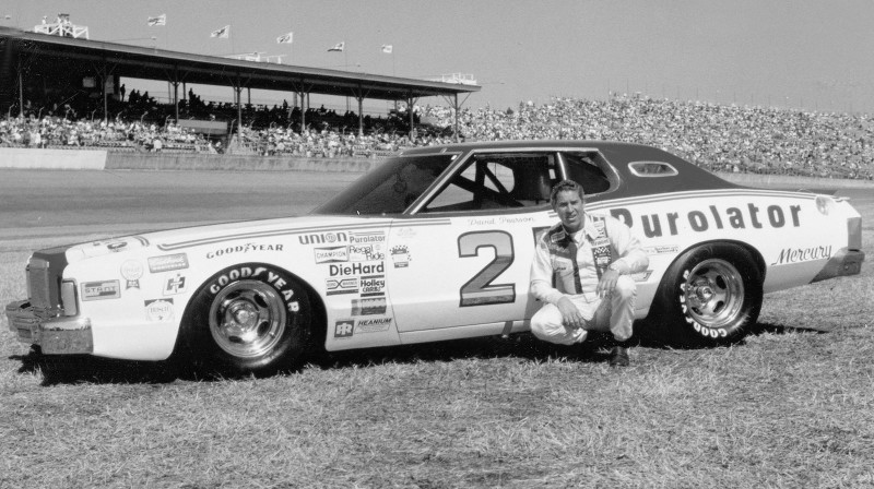 Deivids Pīrsons 1976. gadā Deitonā. Foto: daytona500winners.com