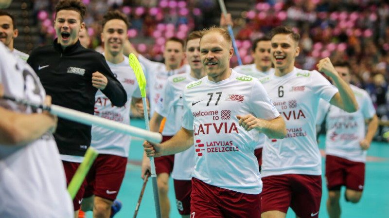 Mihailam Kostusevam atmiņas spēlēs pret Čehiju ir gana spilgtas
Foto: Ritvars Raits, Floorball.lv