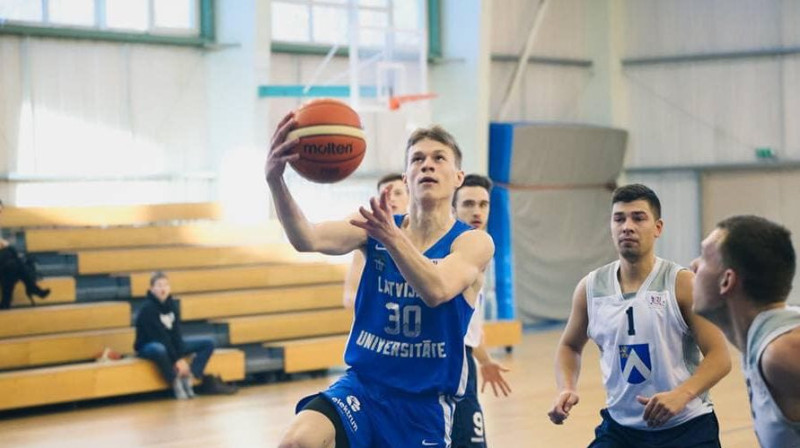 Kārlis Daga-Krūmiņš. Foto: LU basketbols