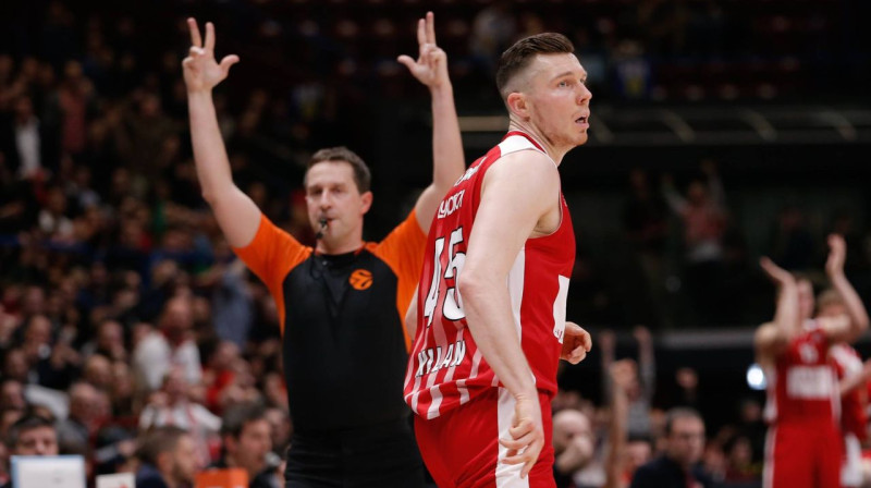 Dairis Bertāns. Foto: Olimpia Milano