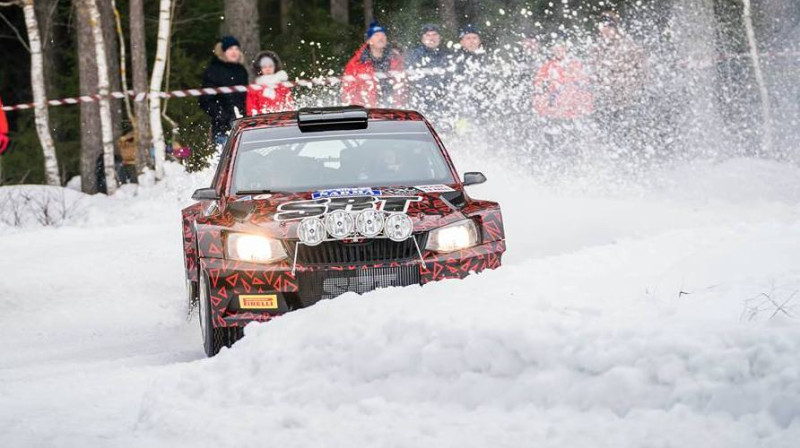 Grjazins Sarmas rallijā
Foto: No sportista privātā arhīva