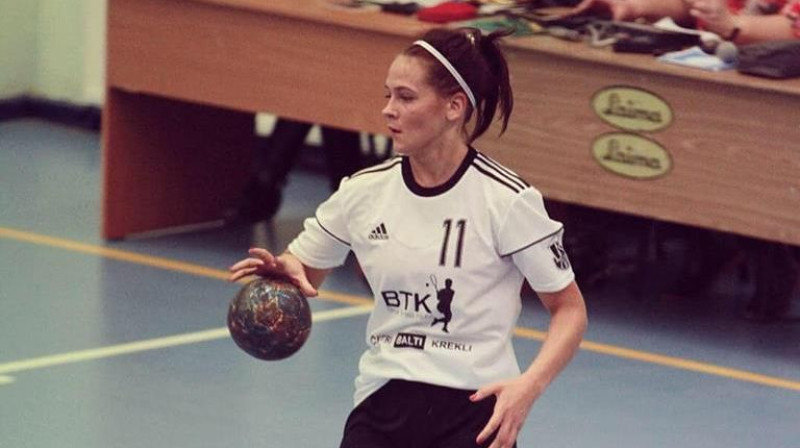 Kristīne Daņiļenko. Foto: LSPA women handball team