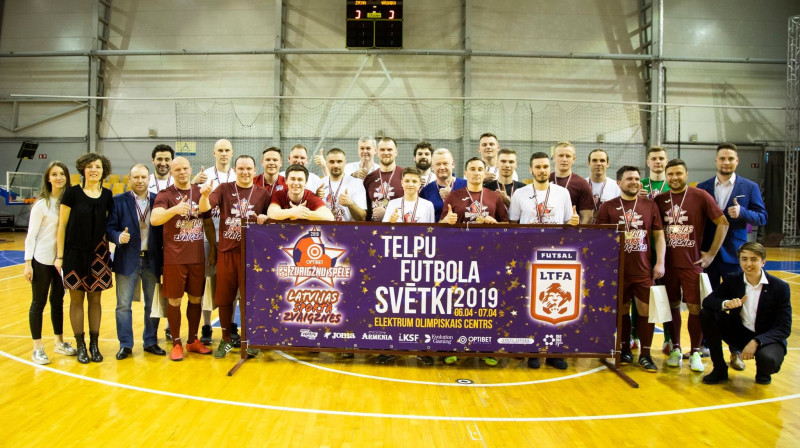 Latvijas sporta zvaigžņu spēles dalībnieki. Foto: Nora Krevņeva-Baibakova