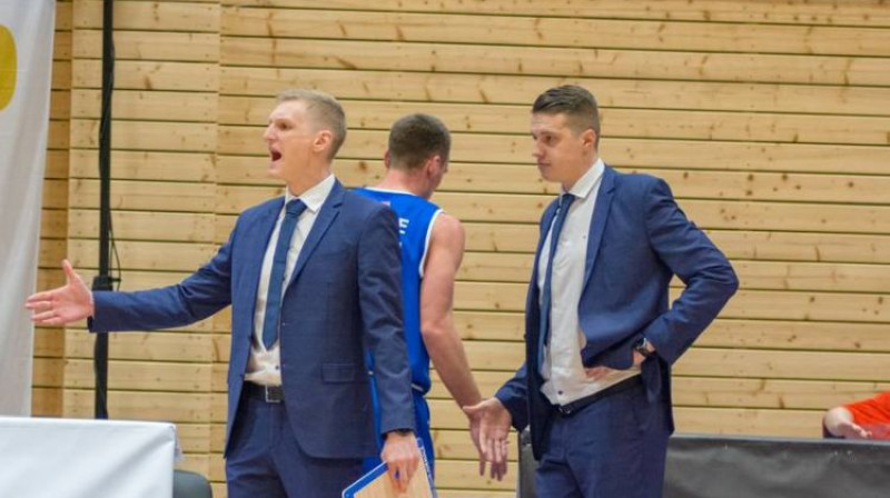 Kristaps Zeids un Mārtiņš Gulbis. Foto: Toms Paipals/ BK Jūrmala