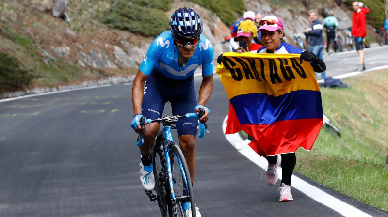 Ričards Karapass "Giro d'Italia" līderis pēc 20. posma Foto: AFP/Scanpix