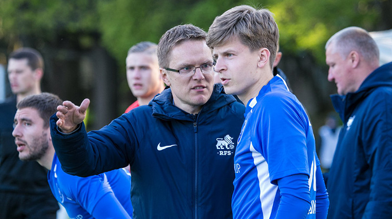 Maksims Maksimovs tuvākajos mēnešos RFS rindās laukumā nedosies. Foto: Futbola klubs RFS