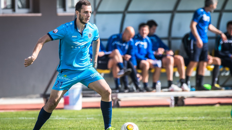 Davits Škirtladze. Foto: Zigismunds Zālmanis (Riga FC)