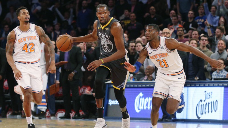 Kevins Durents pret Ņujorkas "Knicks". Foto: USA Today Sports/Scanpix