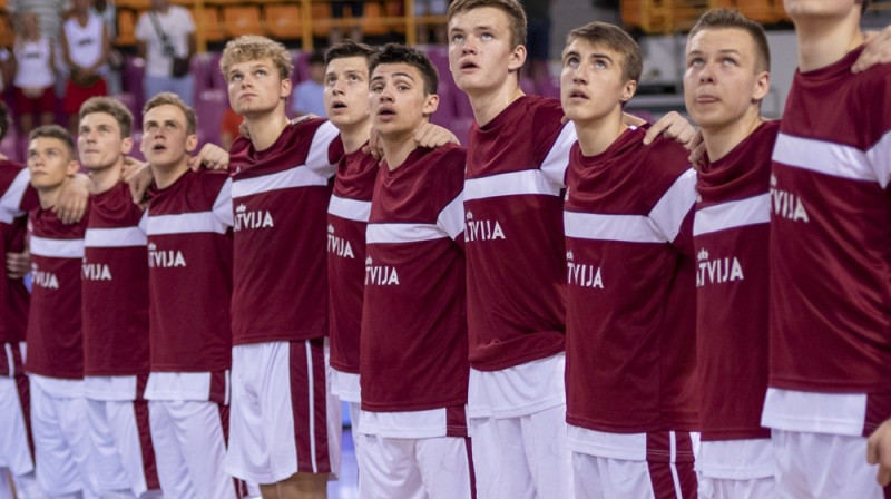 Latvijas U19 basketbola izlase. Foto: FIBA