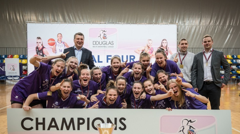 "TTT juniores": Baltijas basketbola līgas līgas otrās divīzijas pirmās čempiones. Foto: WBBL