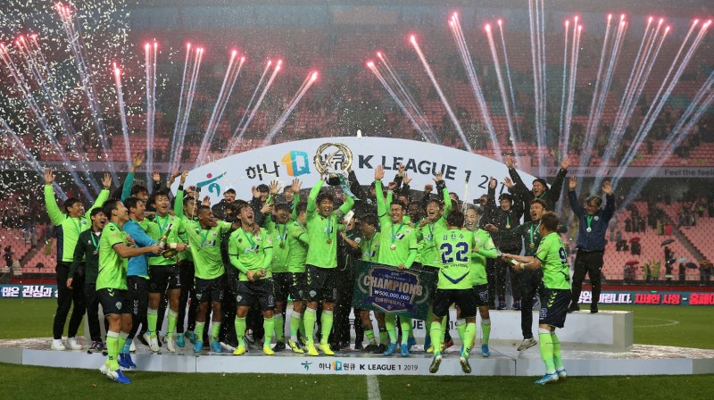 Dienvidkorejas čempione "Jeonbuk". Foto: kleagueunited.com